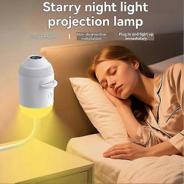 12-i-1 USB HD Galaxy Star Projection Lamp Night LED Atmosphere Light Plug & Play Star Projector LED Night Light