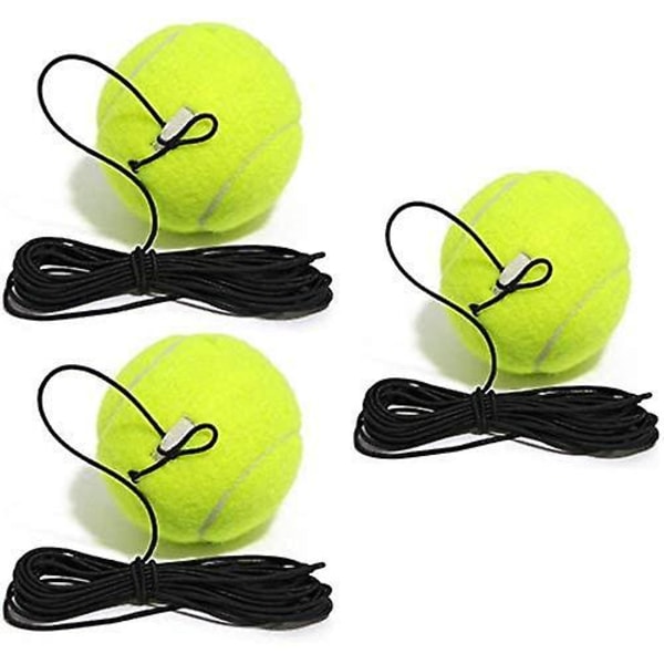 3 kpl Tennis Trainer -palloa, Tennis-harjoituspallo ja Tennis Trainer -vaihtopallo