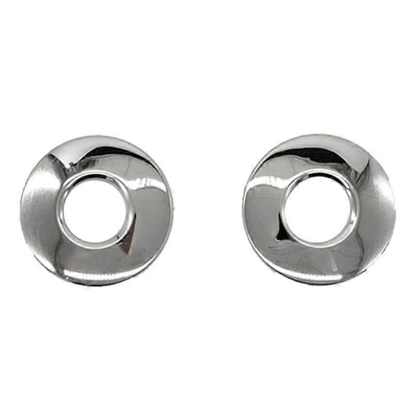 2-pack Poolsteg Rosett, Rostfria Rosettplattor för Poolräcke, Poolräckesöverdrag för Nedgrävd Pool