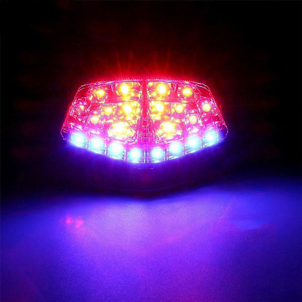 Ny Integreret LED Baglygte Bremse Blinklys Lampe til NINJA 250R 2008-2012
