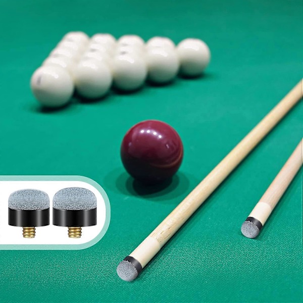 30 st 12 mm/13 mm Biljard Pool Kö Stick Toppar Skruv på Toppar Hylsor Ersättning Biljard Po