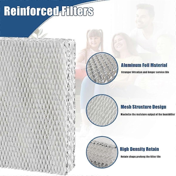 HC22P Luftfugter Filter Pad Udskiftning til HE100, HE150, HE220, HE225 HE240 HC22A1007 (2 stk.)
