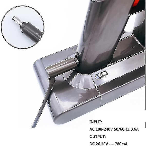 Latauslaite Dyson V6 V7 V8 Dc58 Dc59 Dc61 Dc62 Sv03 Sv04 Sv05 Sv06 Sv07:lle, Ac-imurien sovittimet Dysonille 205720-02 Dyson-imurin lisävarusteille