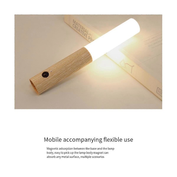 Trådlös Magnetisk Väggmonterad Korridor LED-lampa Auto Sensor Rörelsedetektor Lampa Intelligent Sens