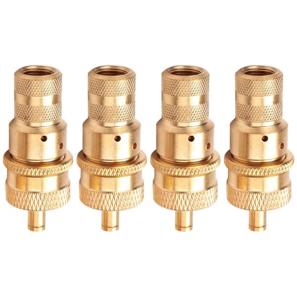 4st Offroad Mässing Däckventiler Kit Automatisk 6-30Psi Däcktrycksventil Defl