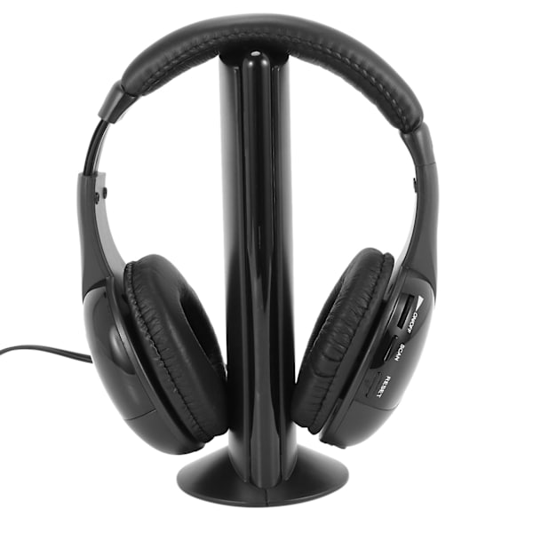 KUBITE MH2001 Langattomat Kuulokkeet Lähetin Korvanpäällä Kuulokkeet FM-Radio Langaton TV-Kuulokkeet Moni
