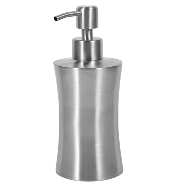 304 Rostfritt Stål Badrum Duschpump Lotion Dispenser Flytande Flaska (400ml)
