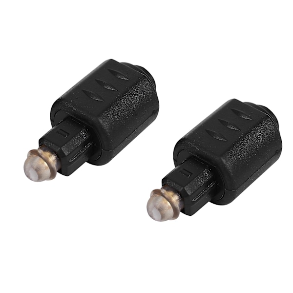 2 Pakker Optisk 3,5 mm Hun Mini Stik Til Digital Toslink M Audio Adapter