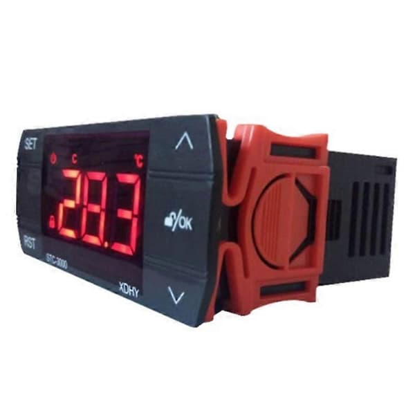 STC-3000 110V-220V 30A Digital Temperaturregulator Termostat med Sensor Kontrollverktyg