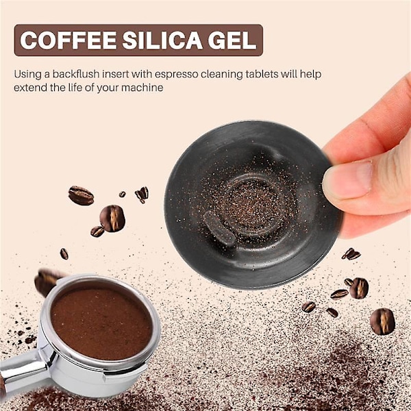 Espresso Rengøringskit Skive til Espresso Maskiner - 54mm Backflush Tabletter til Espresso Maskiner Tilbehør