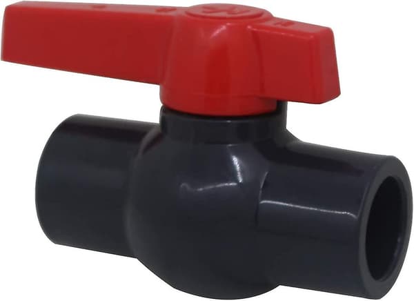 PVC-ventil til limning 50 mm kugleventil Kugleventil til swimmingpool