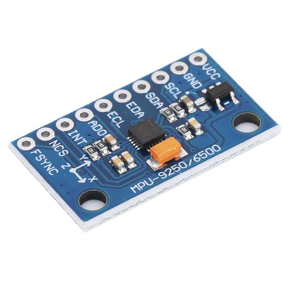MPU‑9250 GY‑9250 9‑akset 16-bitars gyroskop accelerationsmagnetisk sensor 3~5V