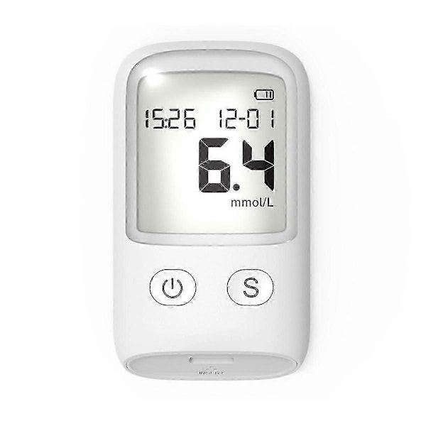 Hemoglobinmätare Hemoglobin Testkit Glucometer Mäter Blodsocker, 50 Test