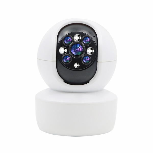 Smart säkerhetskamera, 1080p HD wifi-kamera 2,4 GHz & 5G wifi, med mörkerseende, rörelsedetektering för baby och husdjursövervakning