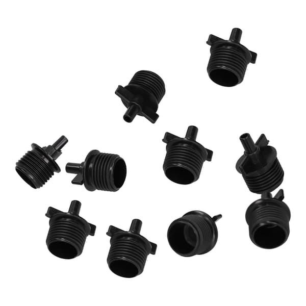 50 Pcs G1/2 6mm Male Thread Flat Coupling for Mist Nozzle Irrigation Sprinkler Fittings