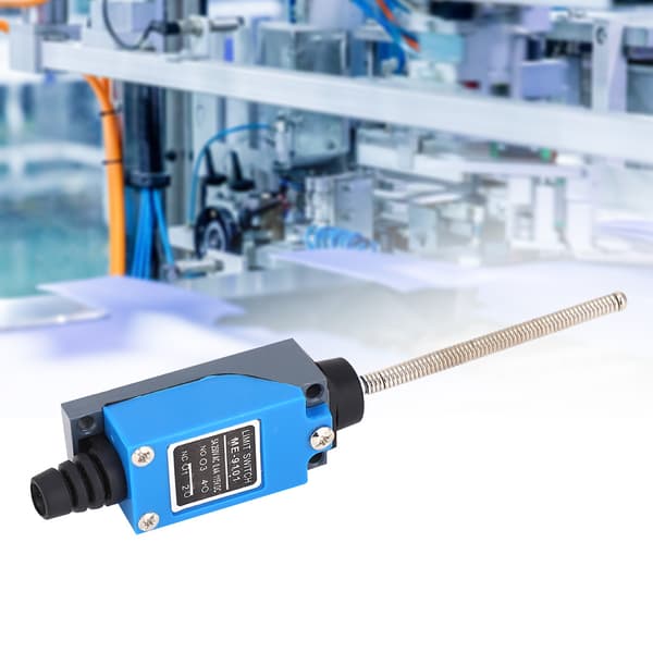ME-9101 Limit Switch 250VAC 50~60Hz 115VDC Adjustable Roller Lever Micro Switch 17.3 x 2.7 x 2.4 cm
