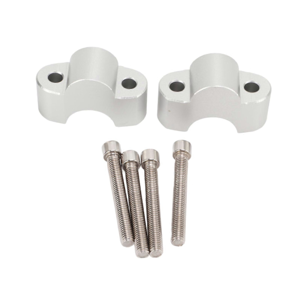 Par Motorcycle Styrbøjle Klemme Forhøjelse 30mm Højde CNC Aluminium Legering Udskiftning til Z900RS 20172019 Titanium Farve