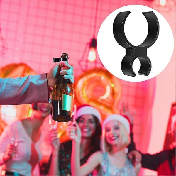 Champagneflaskklämmor Champagneflaska Enkelhållare Säkerhetsklämmor för Ljus (24 Stycken)