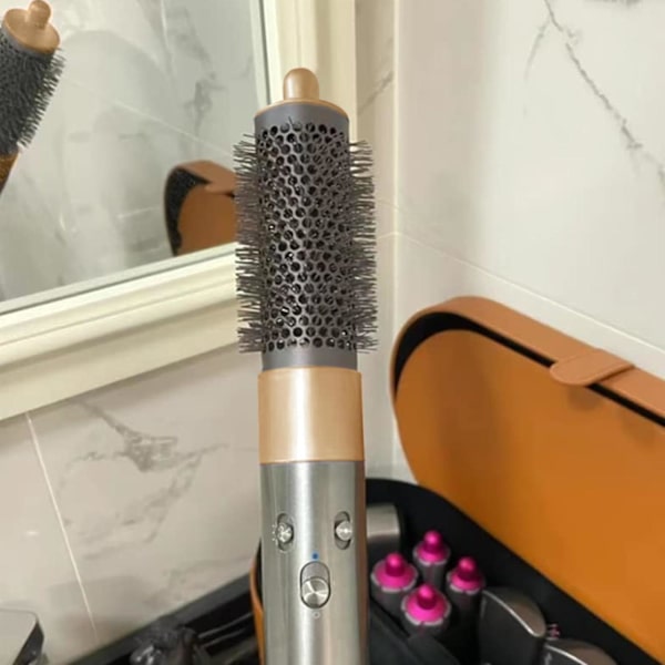 Rund volymgivande borste för Dyson Airwrap hårtork Gold