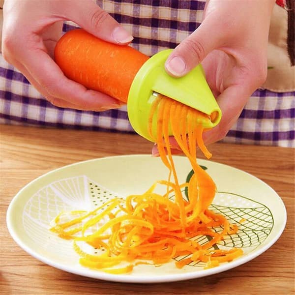 10 st Multifunktionell Spiralizer Grönsaks- och Fruktskalare Köksredskap Manuell Potatis Morotsrivare