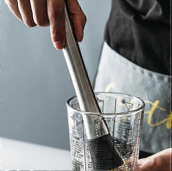 Caipirinha-mørtler Cocktailbar-mørtler rustfritt stål 20,5 cm