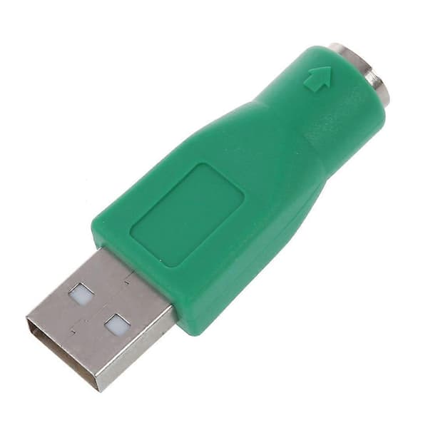 2 X PS/2 Naaras USB Uros -sovitin näppäimistölle ja hiirelle