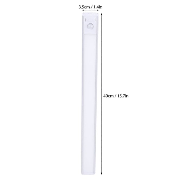 Skåpbelysning / Bänkbelysning, LED-ljuslist med rörelsesensor 3-pack Vit