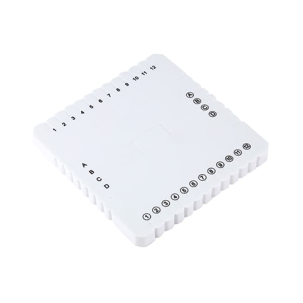 White EVA Foam Square Braiding Disk Cord Weaving Board 105mm