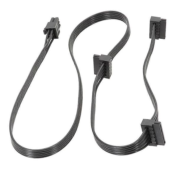6-Pin Han til SATAX3 Strømforsyningssplitterkabel til Corsair RM RMX Modulars