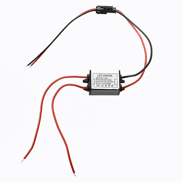 3W LED-lampdrivare Elektrisk transformator 85V - 265V