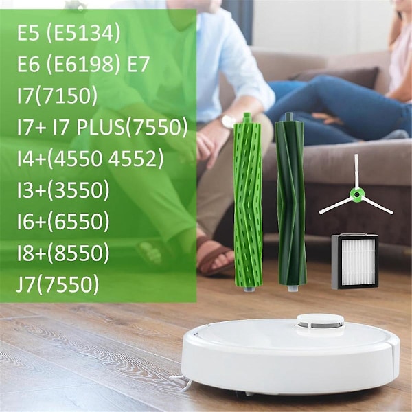 Tilbehørspakke Hovedbørster til Serie E5, E6, E7, I7, I7+, I7 Plus, I4+, I3+, I6+, I8+, J7
