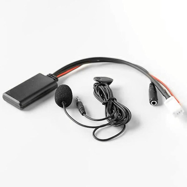 Bil Bluetooth 5.0 Aux Input Lydkabel Mikrofon Håndfri Adapter 8-polet Stik til Sylphy Tiida Geniss