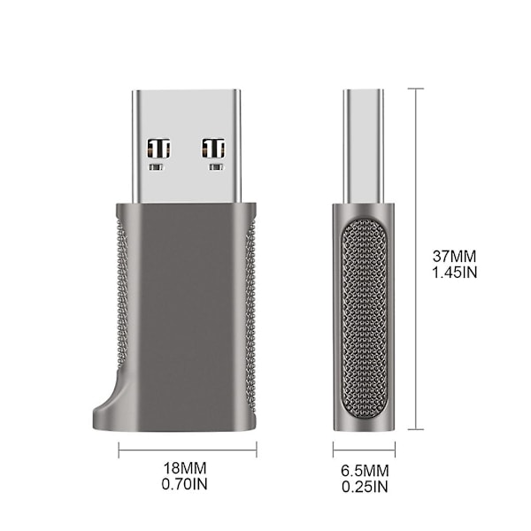 Usb till typ C-adapterkonverter Usb till Usb-c-kontakt för mobiltelefon PC