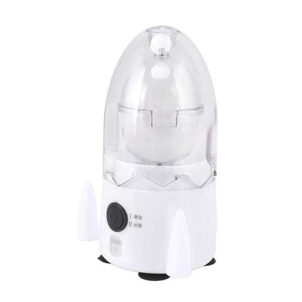 Egg Spinner Oppladbar Silikonbunn Matkvalitets ABS-materiale Gylden Eggmikser for Hjemmet 15W 5V Hvit