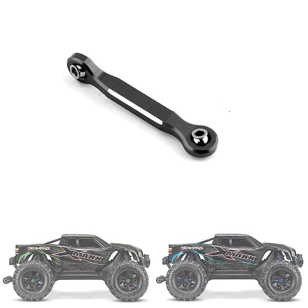 Styre Servo Forbindelsesstang i Aluminium Legering til 1/5 X- Xmaxx 6S 8S RC Opgraderingsdele, Sort