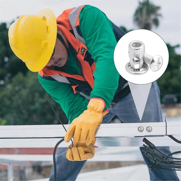 12 KPL Ontto Oven Ankkuriruuvit Sarja Ontto Metalliontelon Kiinnitys M6 Mutterit Insertti Mutterit Terälehtien Mutterit