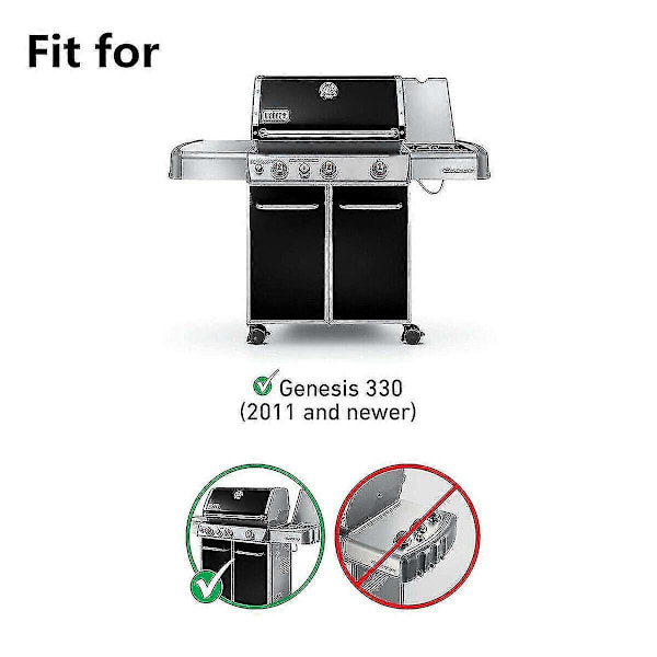 7629 62754 Tennpluggsett for Weber Genesis E330 Ep330 S330 Cep330 Gassgrill