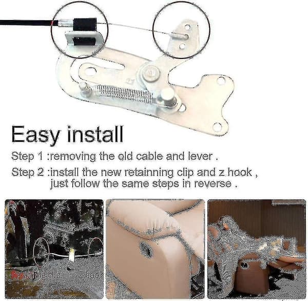 Universal Træk-Tilbage-Stol Håndtag Med Kabel, Tilbage-Stol Udskiftningsdele, Frigivelseshåndtag Til Sofa LH-1-CE