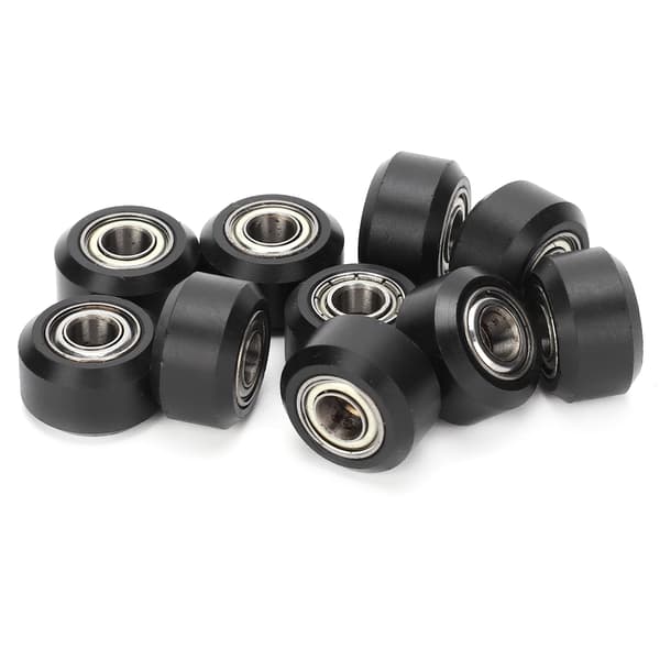 10 stk. løbehjul 5 mm lille hjuludskiftning med MR105-lejer 3D-printertilbehør