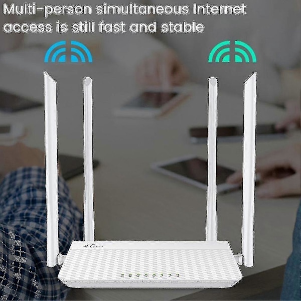 LTE CPE 4G WiFi Router 300m Cat4 32 WiFi Router RJ45 WAN LAN Trådløs Modem 4G WiFi Router - EU Stik - 1