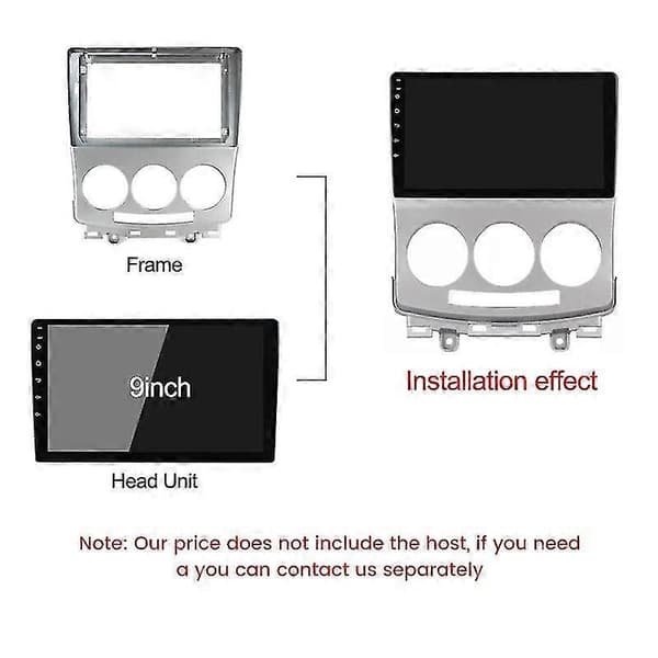 For Mazda5 Mazda 5 2 CR 2005 - 2010 Bilradio Dashbord Panel Ramme Strømkabel Canbus