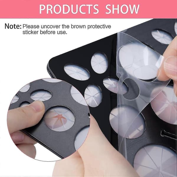 Foldbar Makeupbørste Organizer Børsteholder Bærbar Tørrestativ Makeupbørster