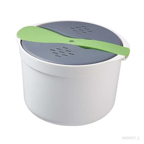 Pastakokare - Non-stick - Mikrovågsugn - 2L - Mångsidig - Grön