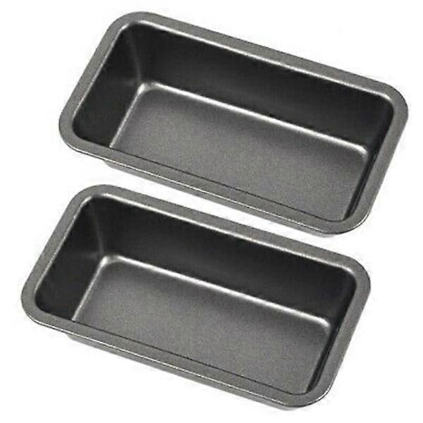 2 stk. Brødformer for baking, Non-stick karbonstål brødform, Brett for toast, Form for kake, brød, bakverk, toast, rede