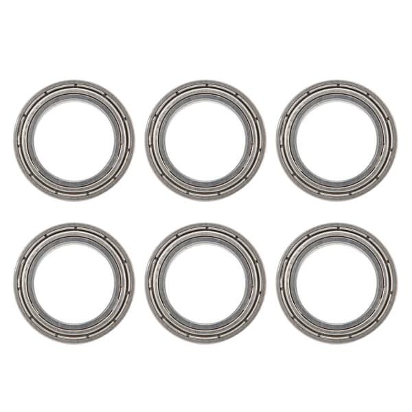 10 Pieces Deep Groove Ball Bearings, Single Row Thin-Walled Industrial Accessory S6803Z