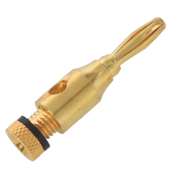 4 x 4 mm banankontakter för högtalarkabelanslutningar / Guldpläterade