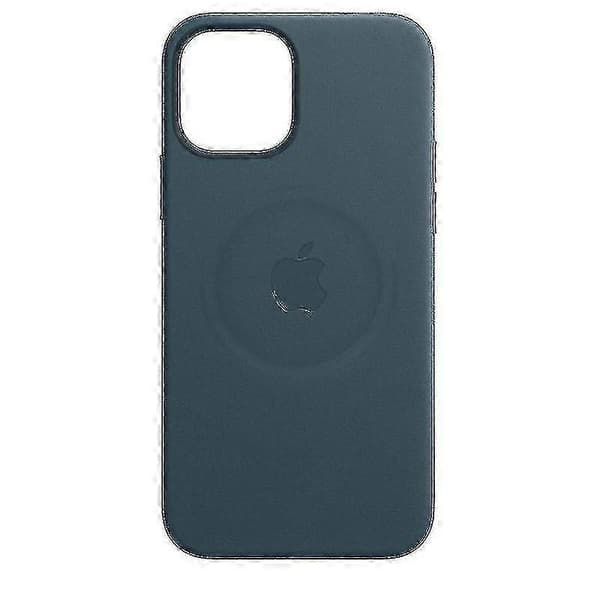 Offisielt Apple iPhone 12 Pro Max Leather Case med MagSafe - Baltic Blue Boris