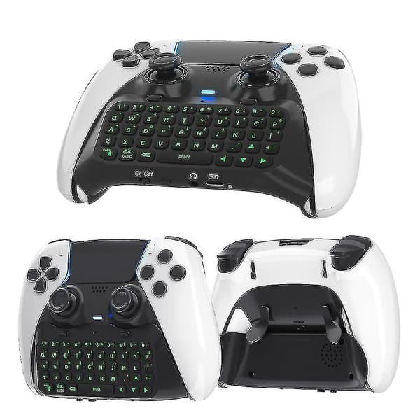 Chatpad Tastatur til PS5 Edge Controller Bluetooth-kompatibel Tastatur Baggrundsbelyst