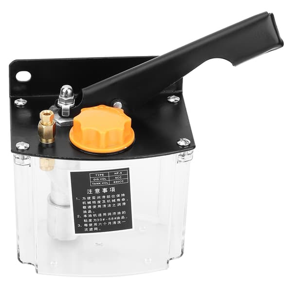 HP-5R Manual Lubrication Pump Right-Hand Operated Grease Pump 650CC for CNC Machine Tools