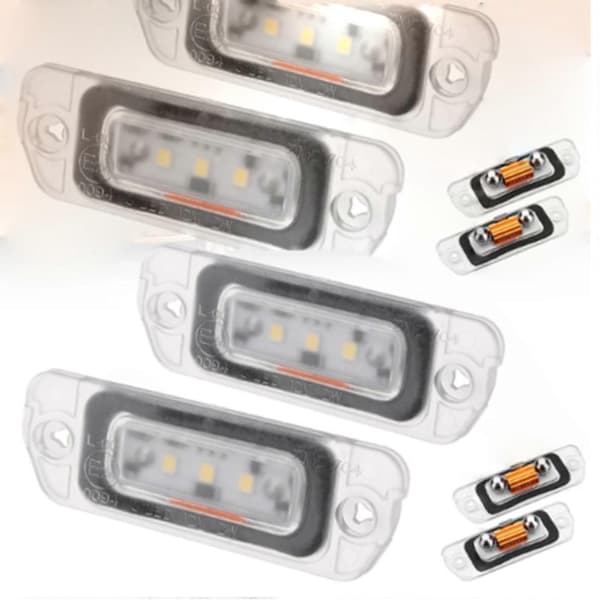 Bilnummerpladelys LED Nummerpladelys til ML450 ML500 550 ML63 Nummerpladelygte Hvid